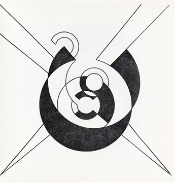 TAEUBER-ARP, SOPHIE. Les Derniers 9 Dessins De Sophie Taeuber-Arp. Précédés dune Lettre de Gabrielle Buffet-Picabia.